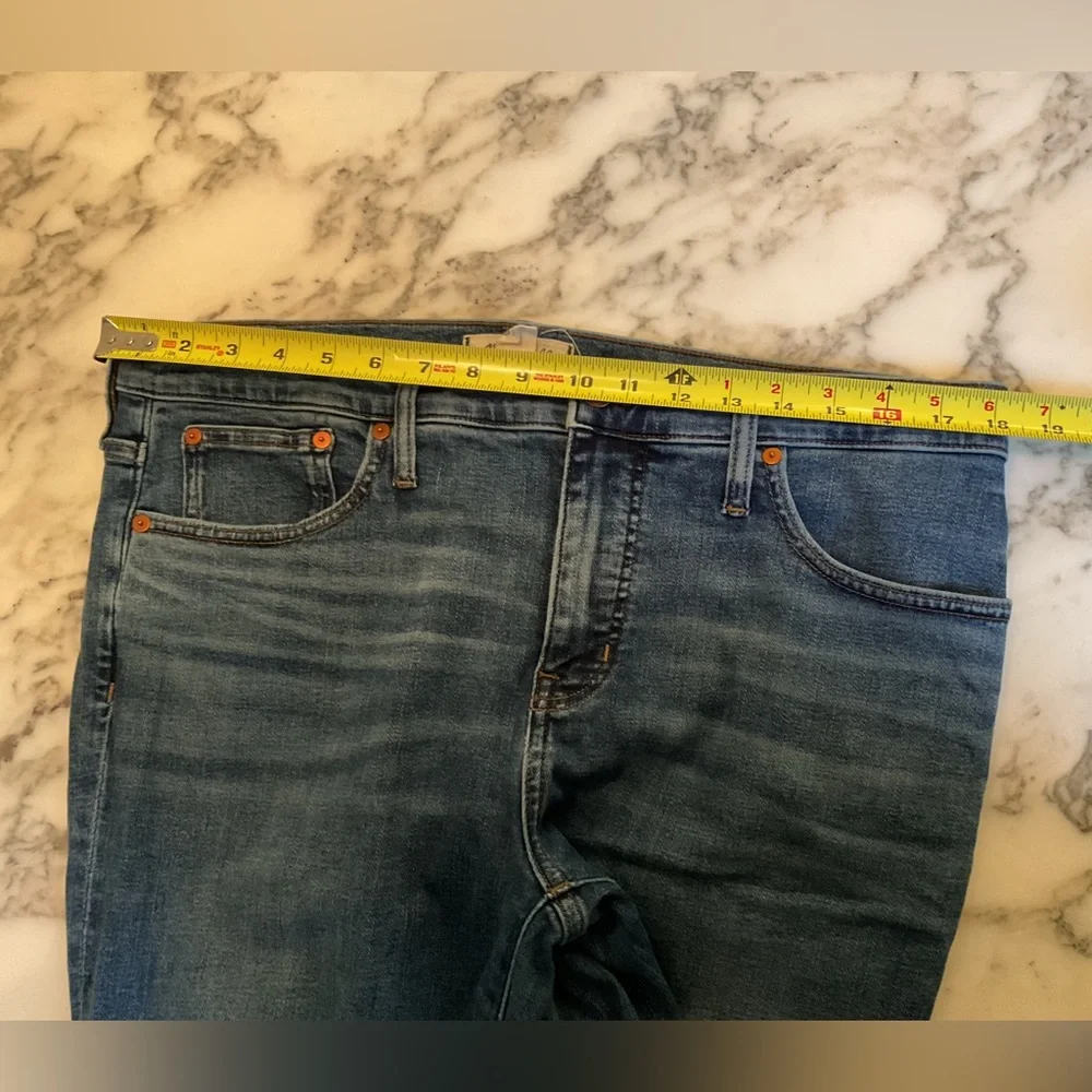 EUC Madewell Kick Out Full Length Jean Sz 31 tear near pocket sew or patch incl - Picture 8 of 14